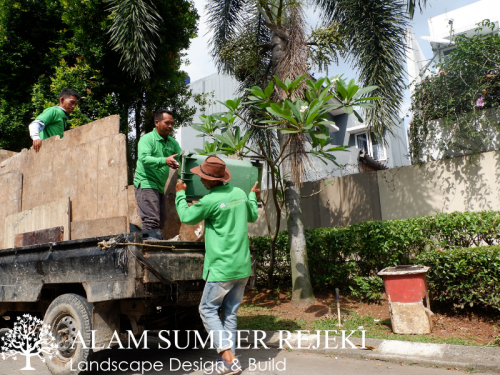 Jasa pembuatan taman dan landscape Pengangkutan Sampah Perumahan / Kawasan 